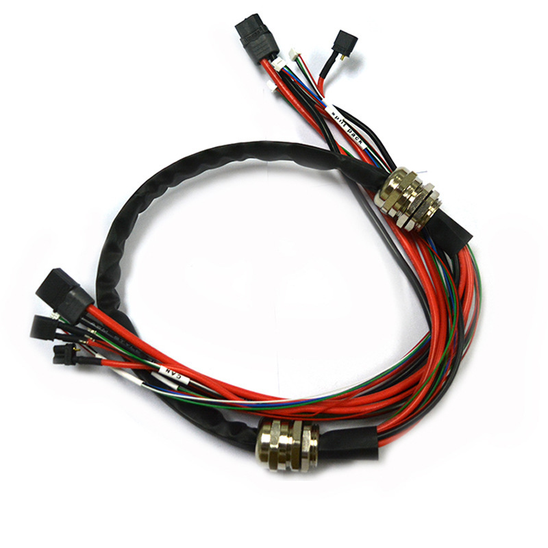 Stir-frying robot internal wiring harness