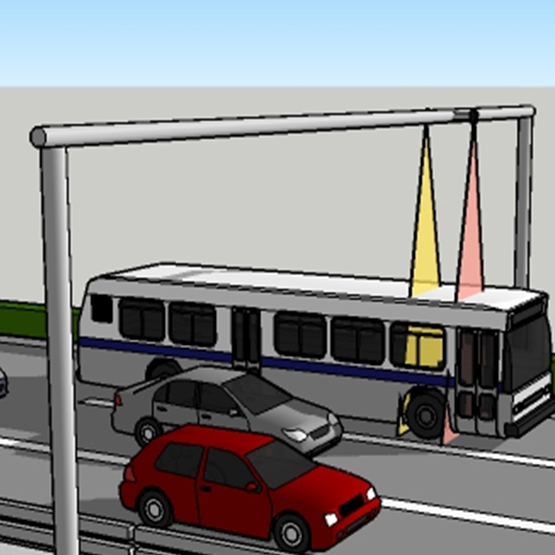 Laser dynamic vehicle information system（FS-ITS39）