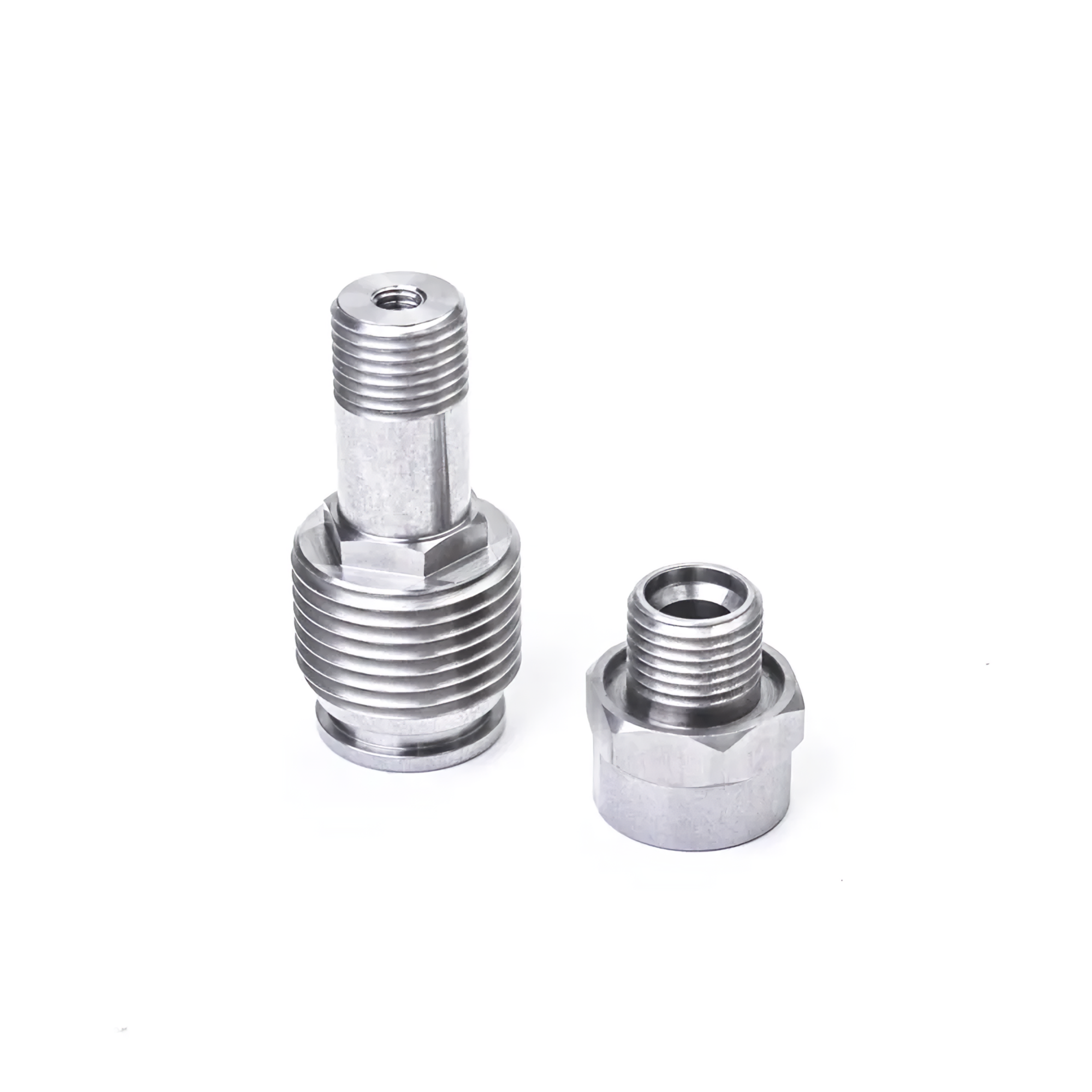 ชิ้นส่วนเครื่องจักร CNC ชิ้นส่วนสแตนเลส ท่อเกลียวใน