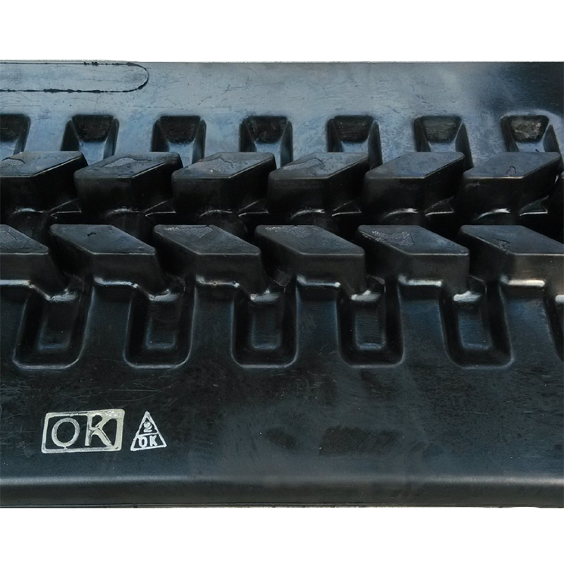 Excavator rubber track