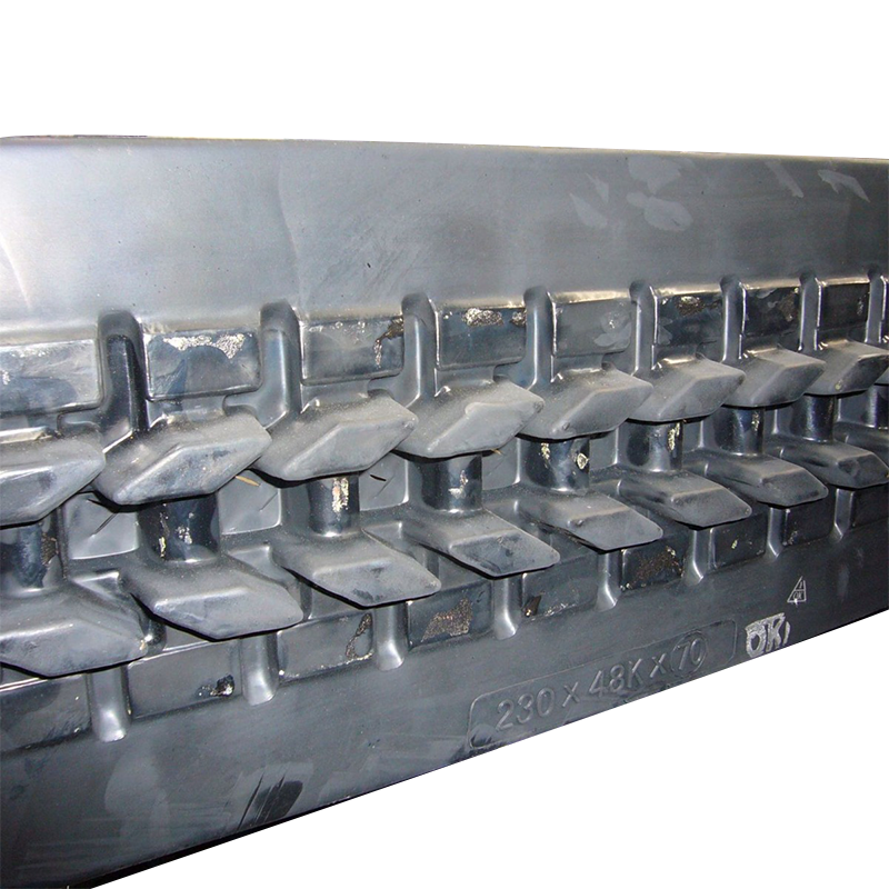 Excavator rubber track
