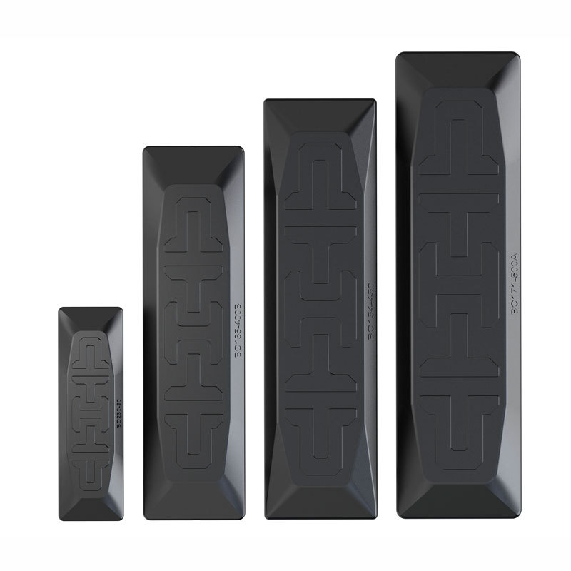 Rubber track plate wear and durable