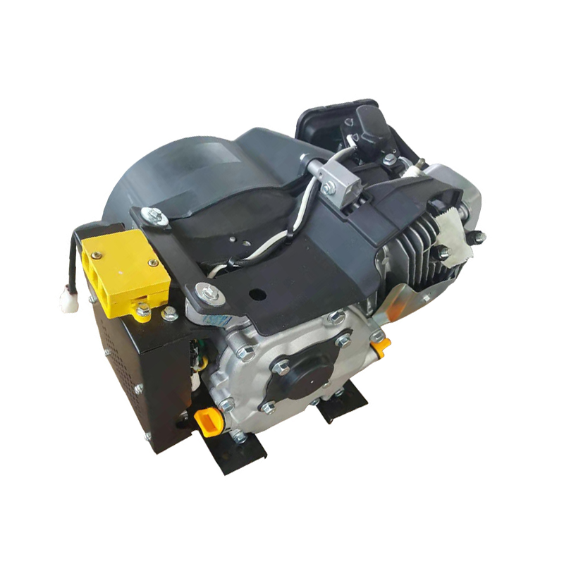 Electric vehicle range extender in one machine