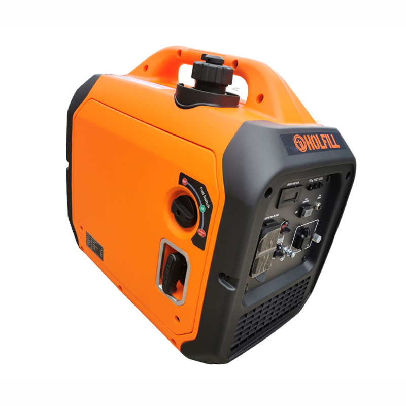 Portable low noise small gasoline generator