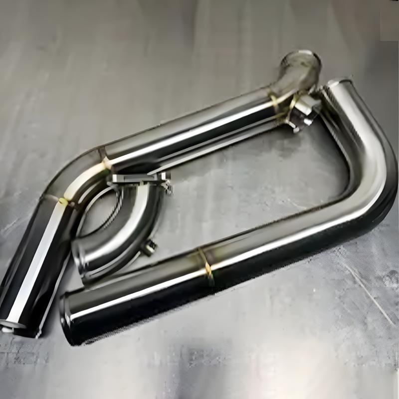 CNC milled custom aluminum manifold with anodized