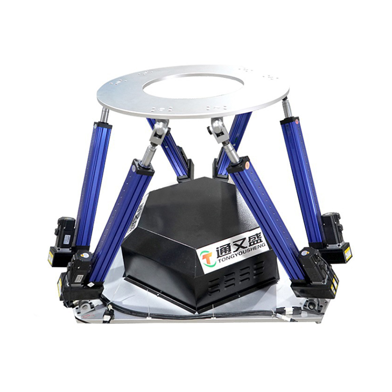 The six-degree-of-freedom sports platform carries 300kg dynamic seats
