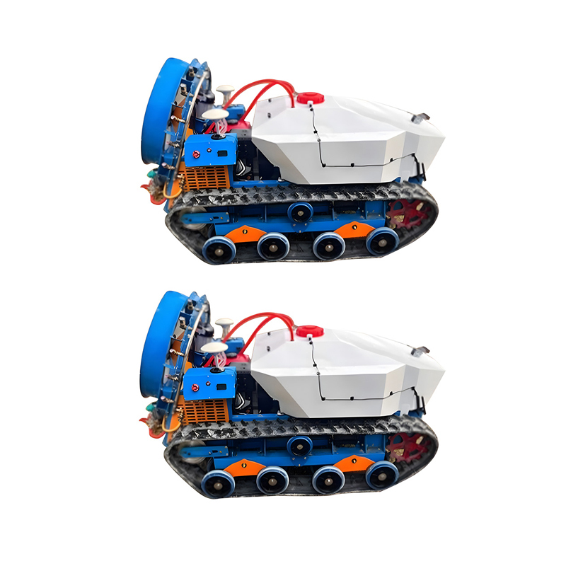 Crawler self-propelled air sprayer