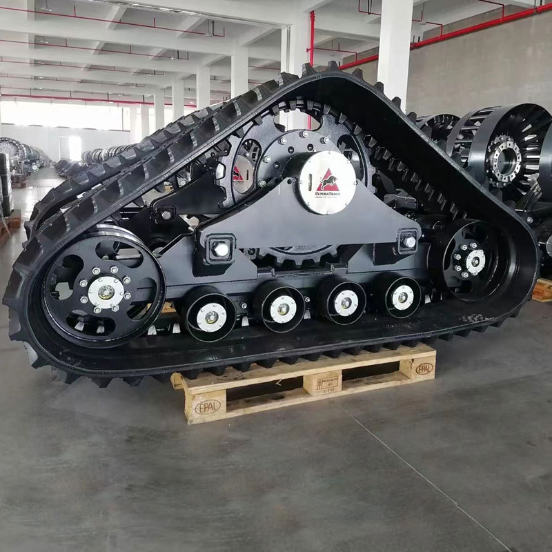 Interchangeable rubber half track