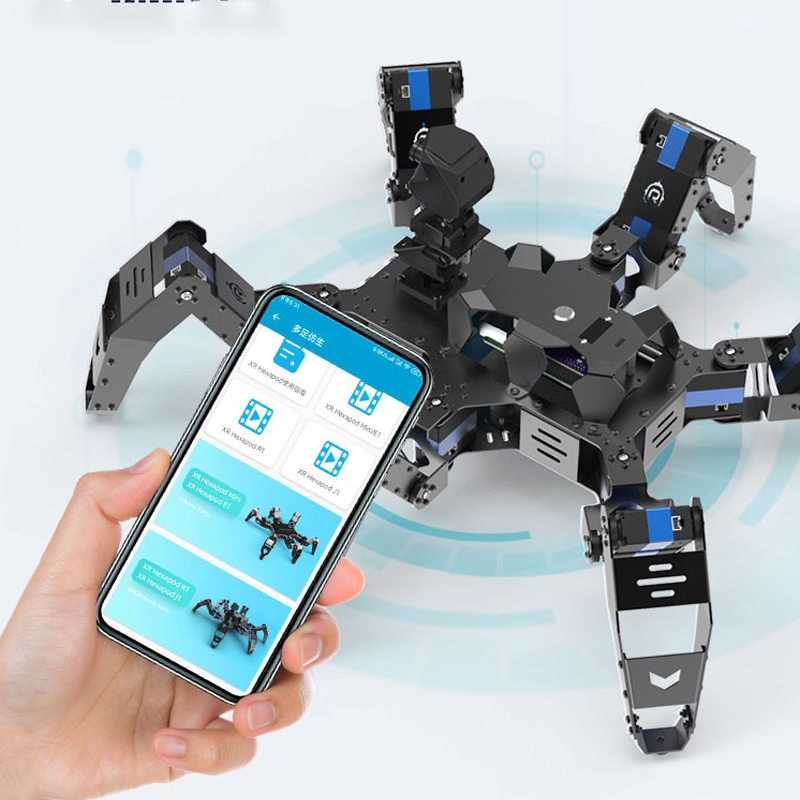 XR Hexapod R1树莓派人工智能六足仿生机器人