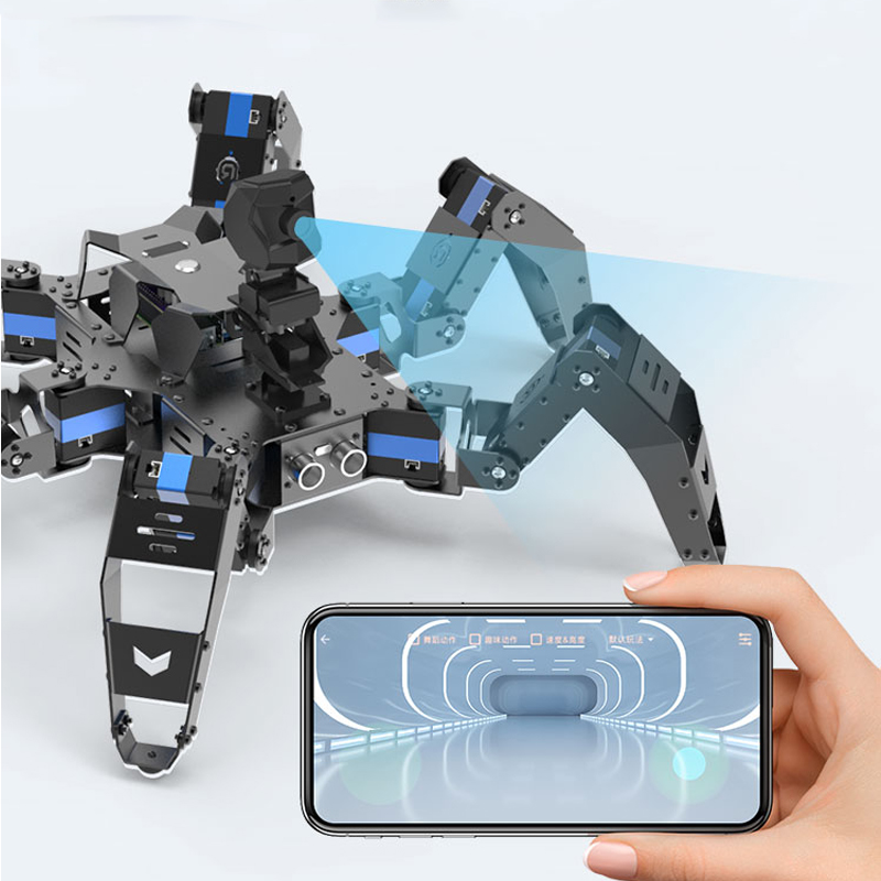 XR Hexapod R1树莓派人工智能六足仿生机器人