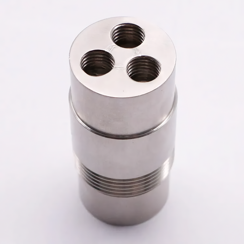 ชิ้นส่วนสแตนเลสที่ผ่านการกลึง CNC ที่มีความแม่นยำสูง