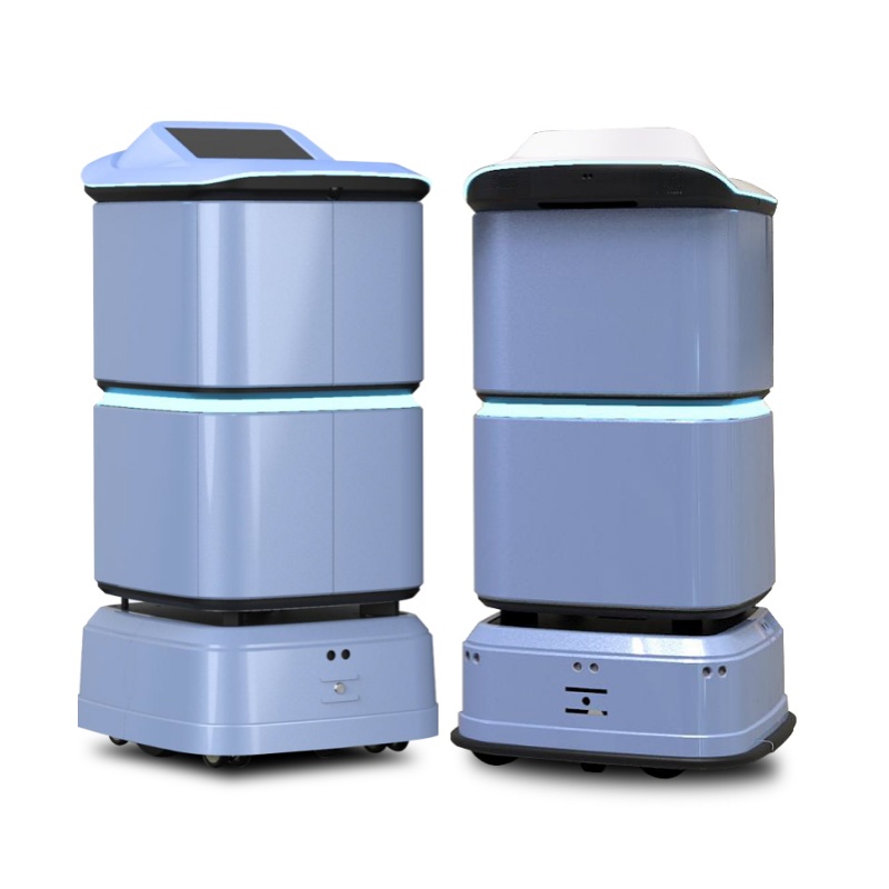 T7 building, smart hotel four-grid delivery robot