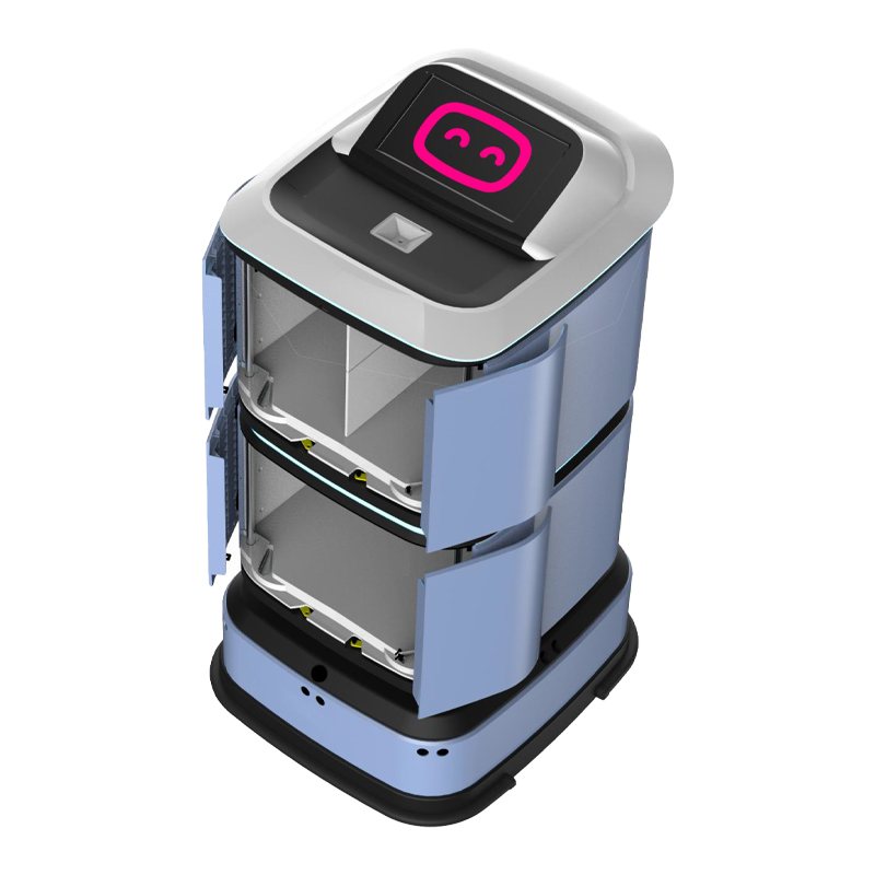 T7 building, smart hotel four-grid delivery robot