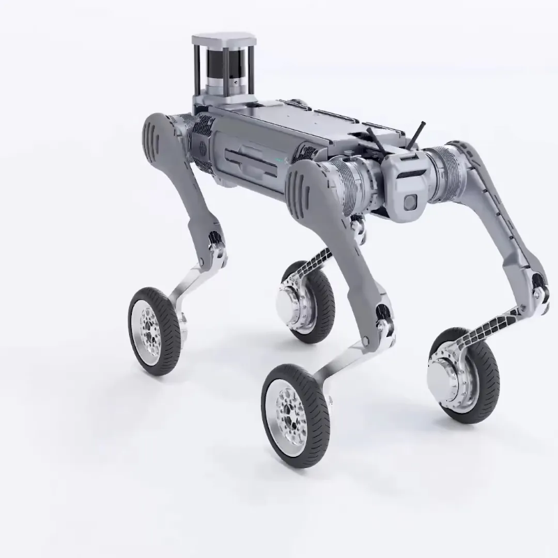 B2 with Wheels 3D Lidar Model Robot Dog