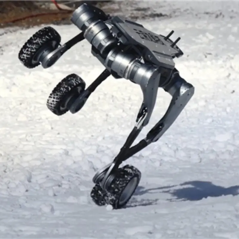 B2 with Wheels 3D Lidar Model Robot Dog