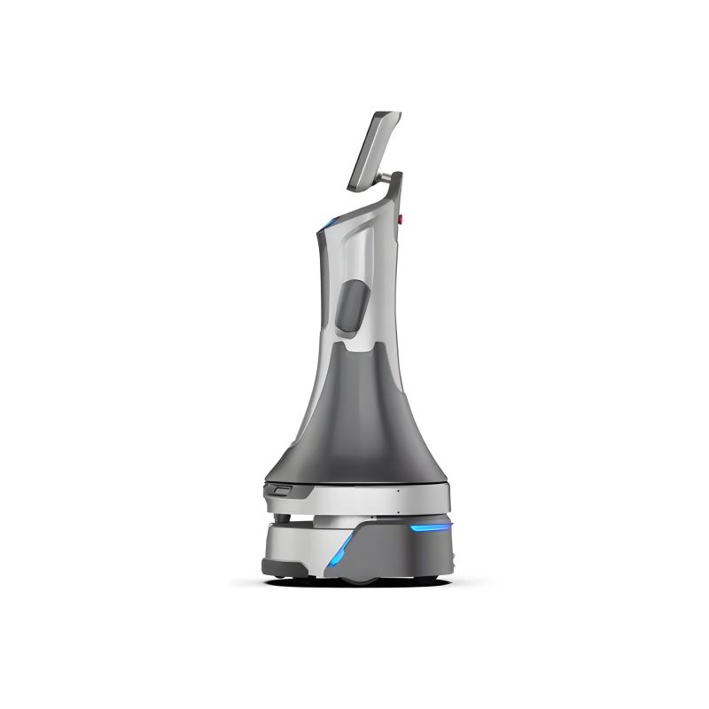 Intelligent business front desk reception guide robot