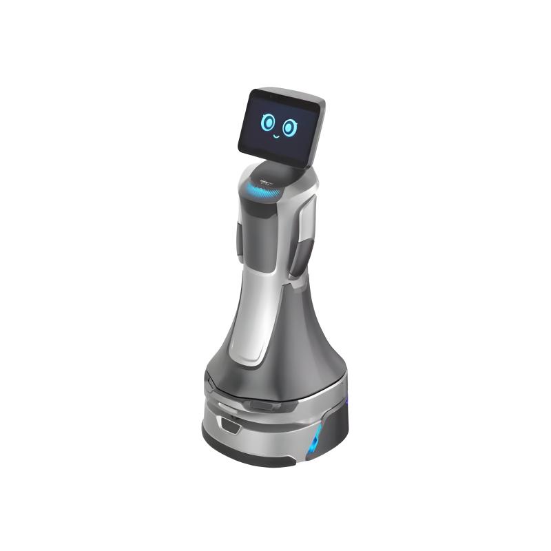 Intelligent business front desk reception guide robot
