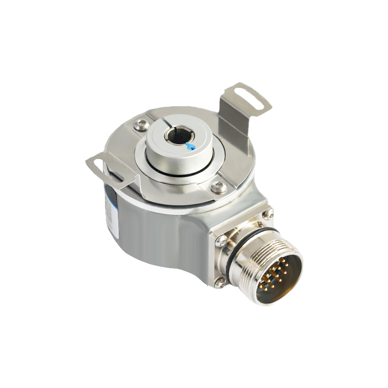 KJ50 single-turn Gray code absolute encoder 5-12-bit parallel hollow encoder hollow shaft design