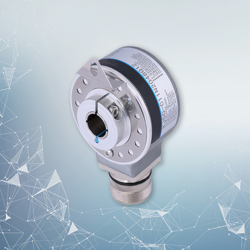 KJ50 single-turn Gray code absolute encoder 5-12-bit parallel hollow encoder hollow shaft design