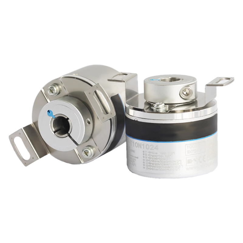 KJ38 single-turn hollow shaft Gray code absolute value NPN PNP encoder 5bit to 11 bit