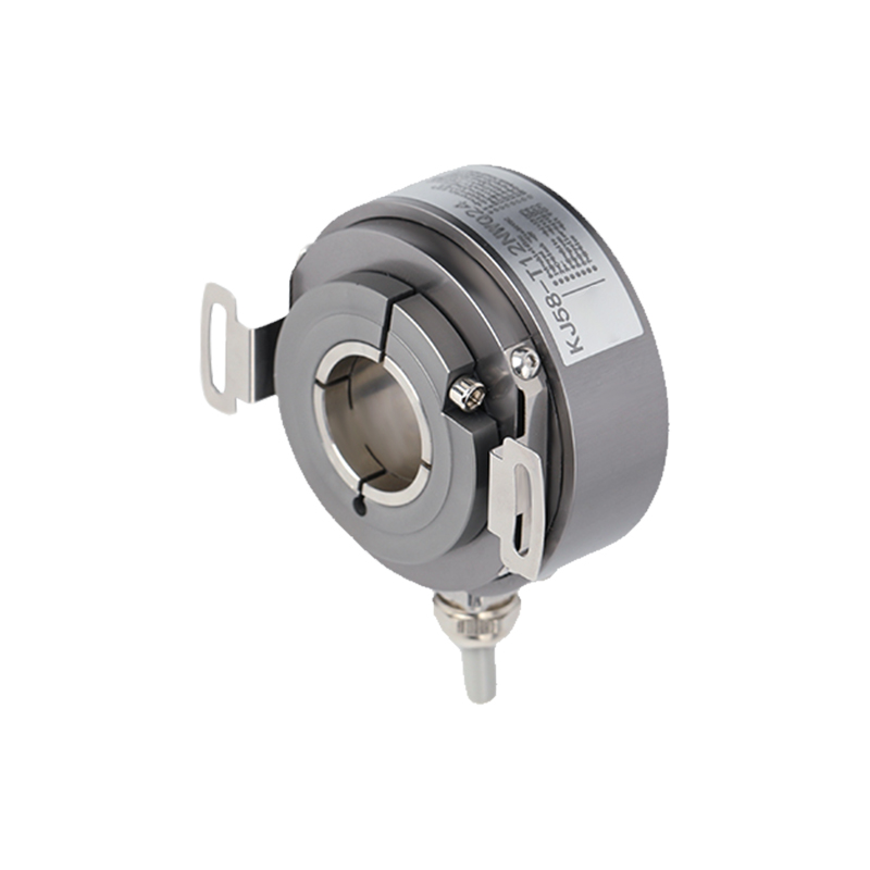 KJ58 single-turn parallel Gray code absolute hollow shaft encoder NPN PNP circuit 14-25 mm through shaft
