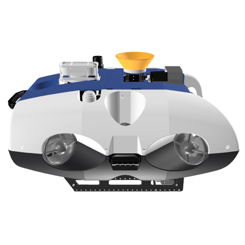 Hovering Autonomous Underwater Vehicle (HAUV) unmanned aerial vehicle delivers high-quality hydrographic data and video