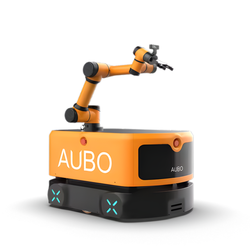Warehouse Automation AGV with Integrated Robotic Picking Arm