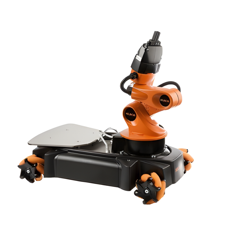 Warehouse Automation AGV with Integrated Robotic Picking Arm