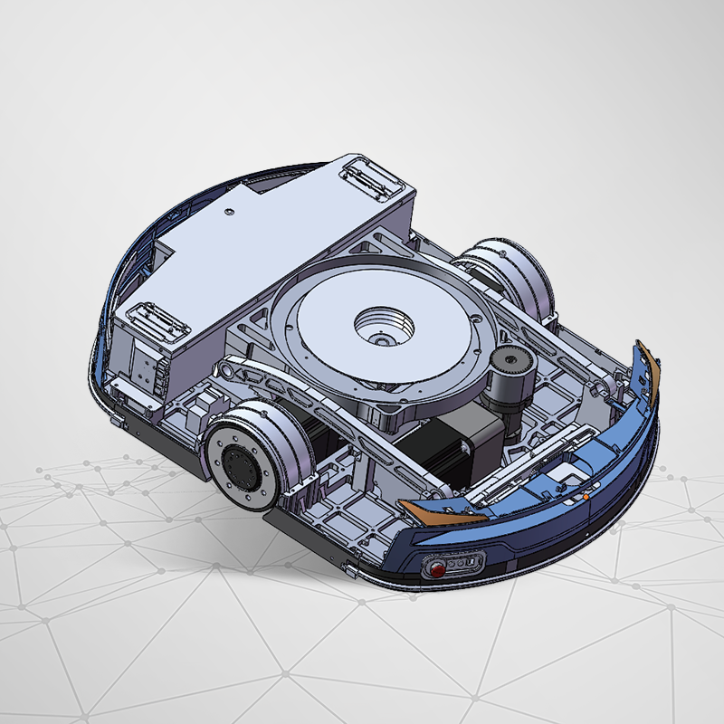 The HP series hub servo motor is equipped with an internal reducer. The 8-inch hub motor has a load capacity of 1t-1.5t