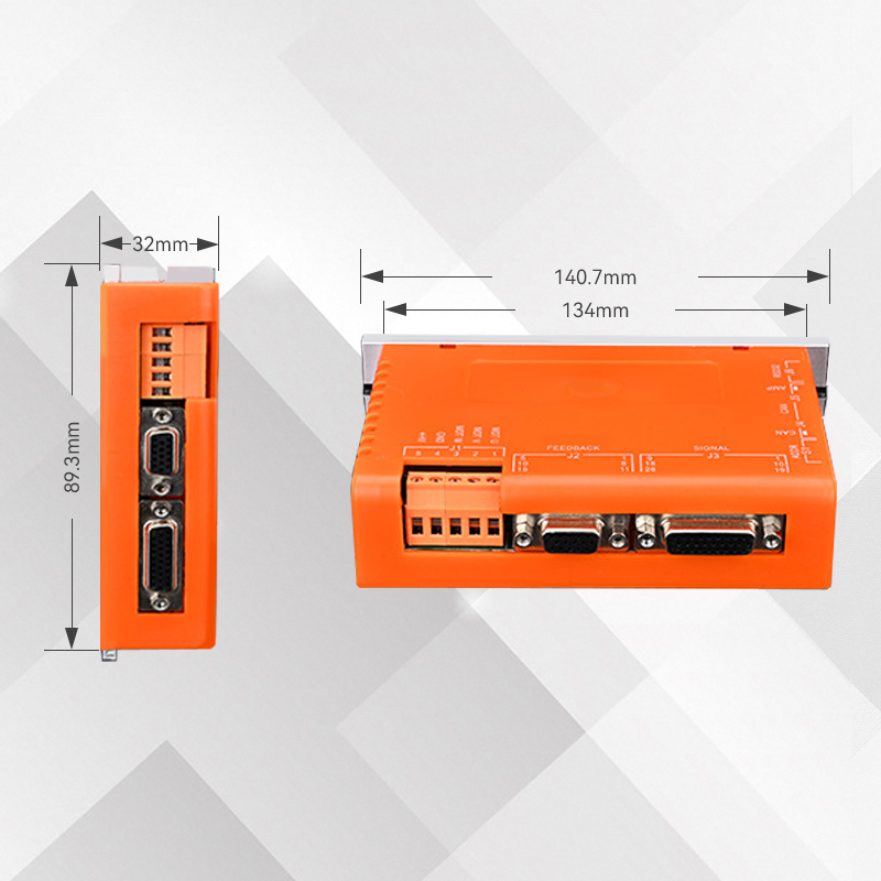 The DC series DC servo driver is an incremental absolute value driver with a current range of 18 to 135V, 2A to 350A