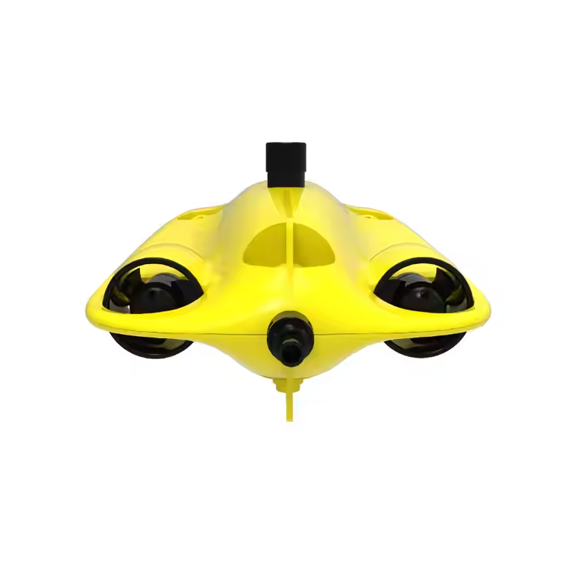 4K Underwater Exploration Drone with LED Headlights, Tethered Line, and Remote Control System