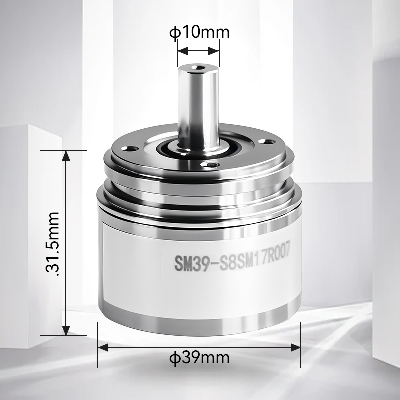 SM39 absolute encoder, RS485 Ip65 encoder, single-turn and multi-turn solid shaft, 8/10mm optical encoder