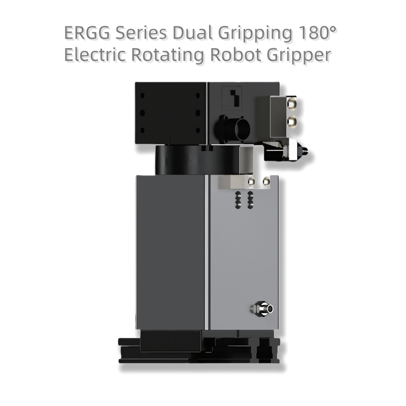 Drive and control integrated dual gripper robot electric rotary gripper ERGG series 180° rotation gripper can be control