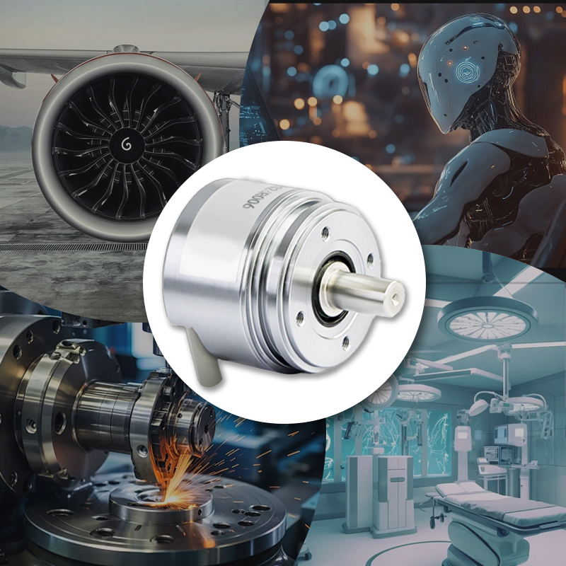 SM39 absolute encoder, RS485 Ip65 encoder, single-turn and multi-turn solid shaft, 8/10mm optical encoder