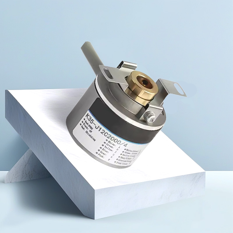 K35 incremental photoelectric encoder 35mm blind hole shaft encoder high resolution high precision servo motor dedicated