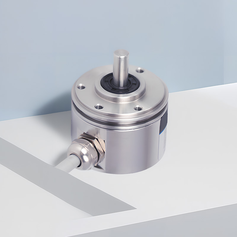 PGS38 incremental photoelectric encoder 38mm all stainless steel solid shaft 32768PPR ultra-high resolution