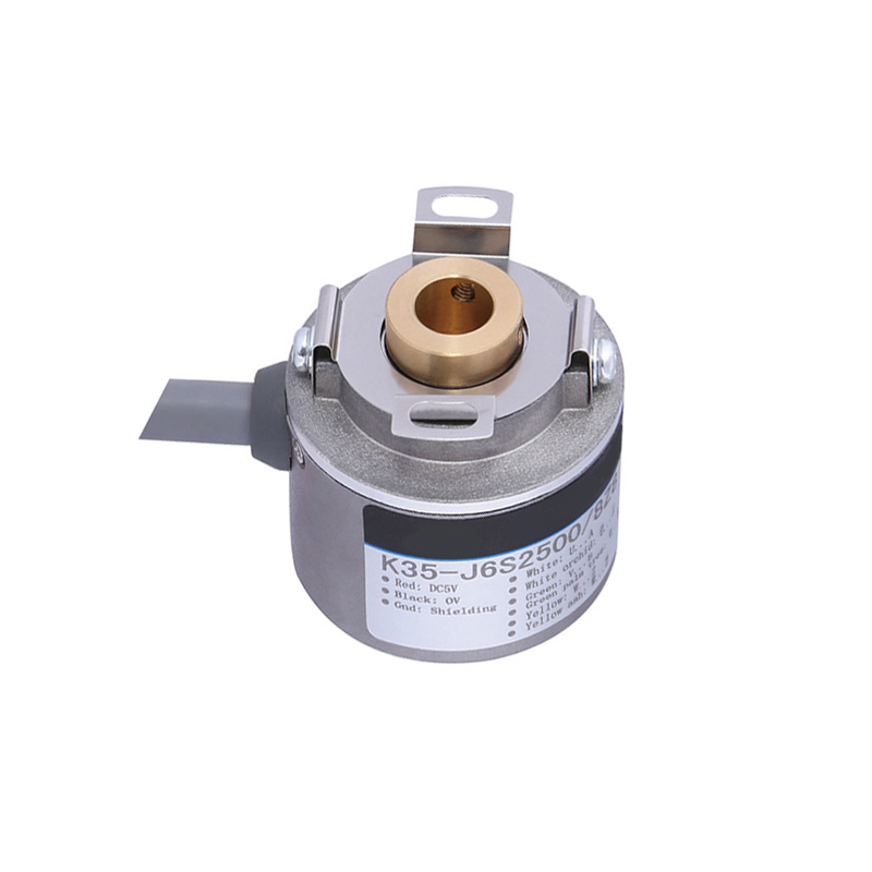 K35 incremental photoelectric encoder 35mm blind hole shaft encoder high resolution high precision servo motor dedicated