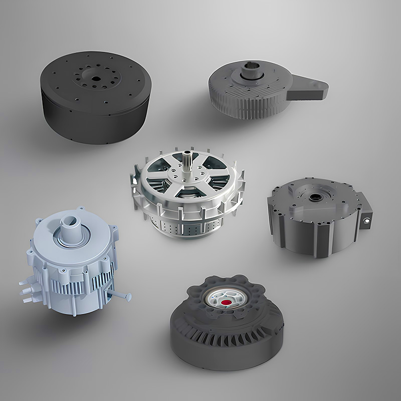 Axial flux motor W series high power density low speed high torque robot dedicated