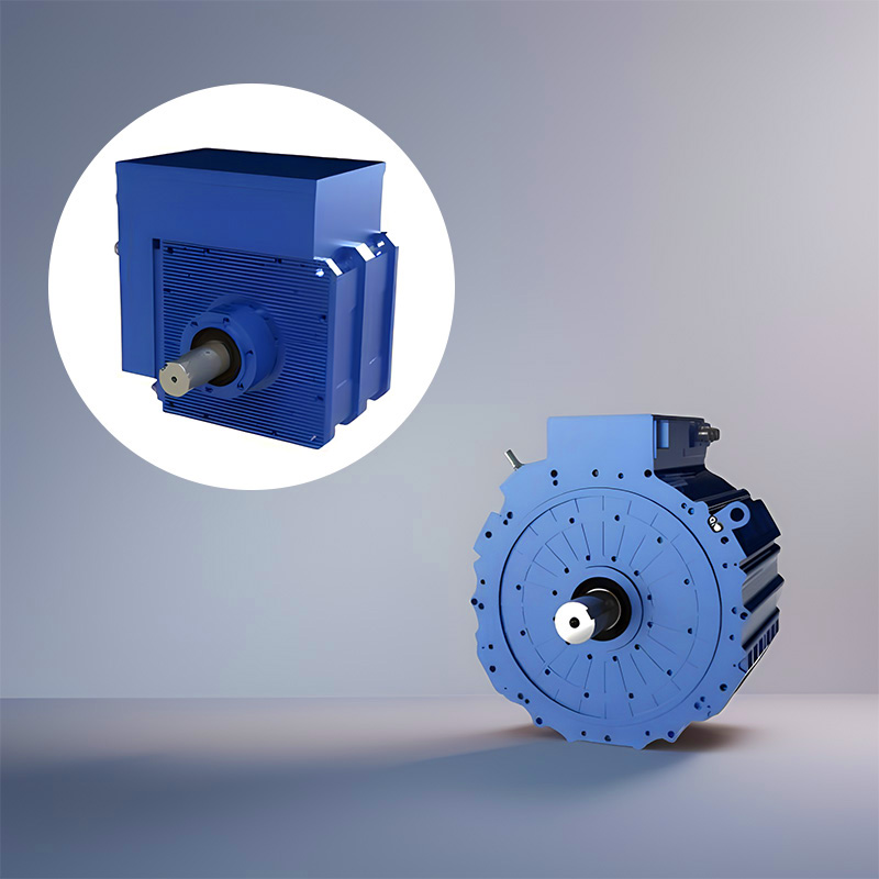 Axial flux motor DTYP series dual motor series high torque output