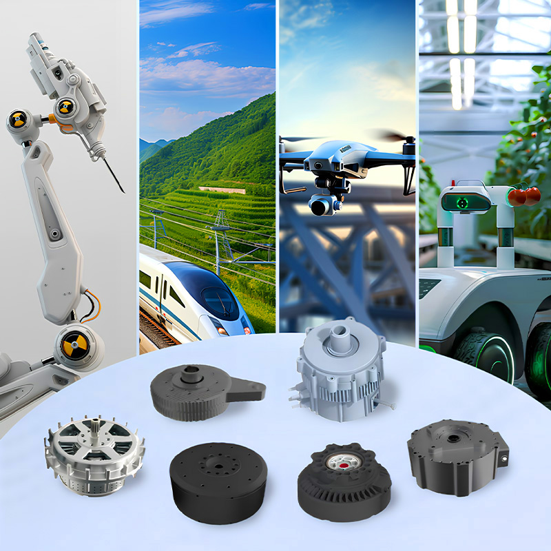 Axial flux motor W series high power density low speed high torque robot dedicated
