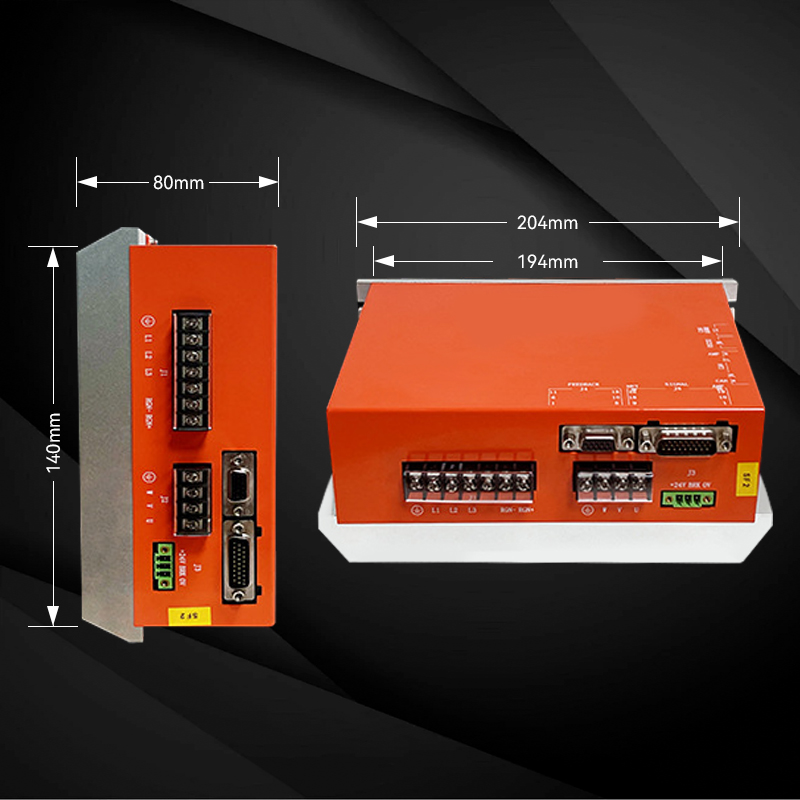 The BL series servo driver 220V current 3.5-35A incremental absolute encoder supports position, speed and torque control