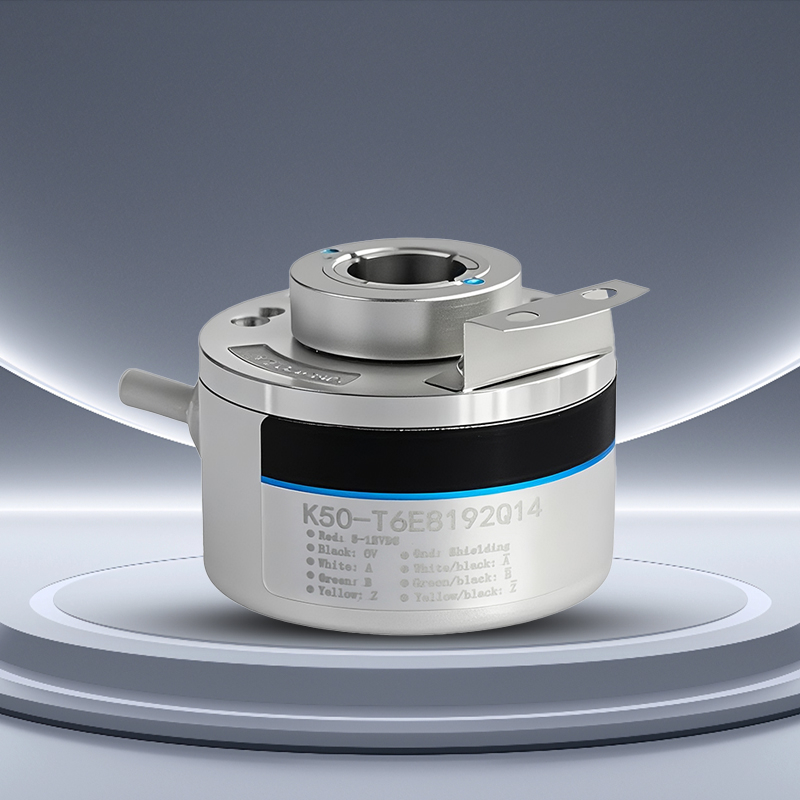 K50 incremental photoelectric encoder 50mm hollow shaft (blind hole/through hole) 48000PPR ultra-high resolution 