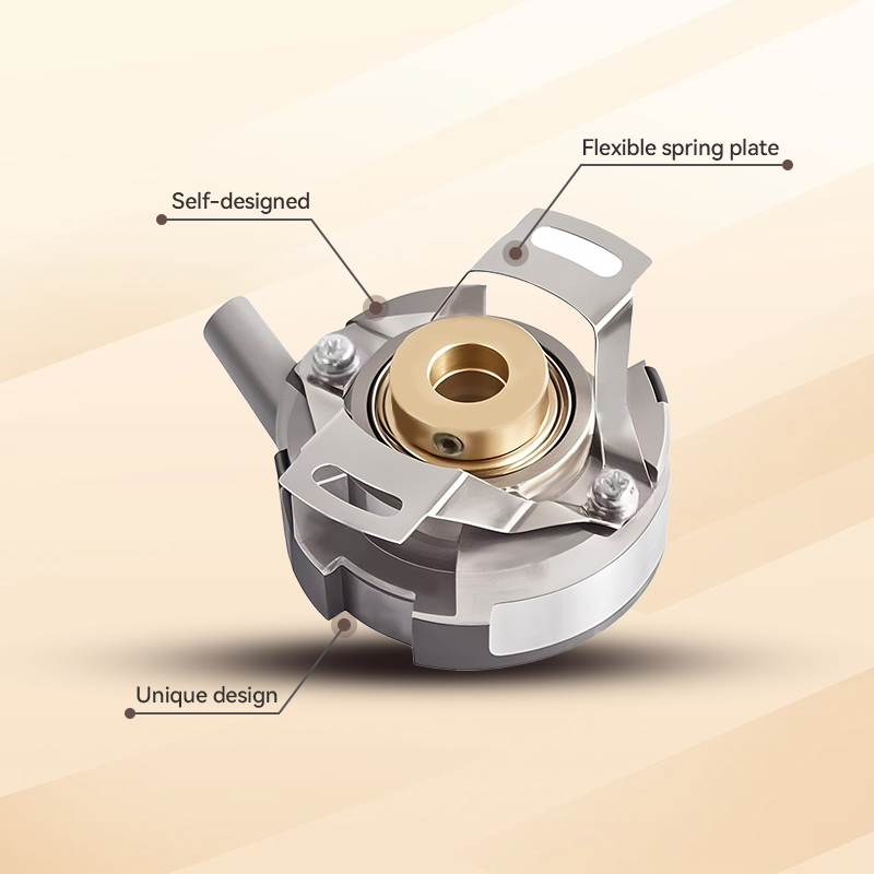 KN40 incremental photoelectric encoder 40mm ultra-thin hollow shaft 40000PPR high resolution servo motor dedicated