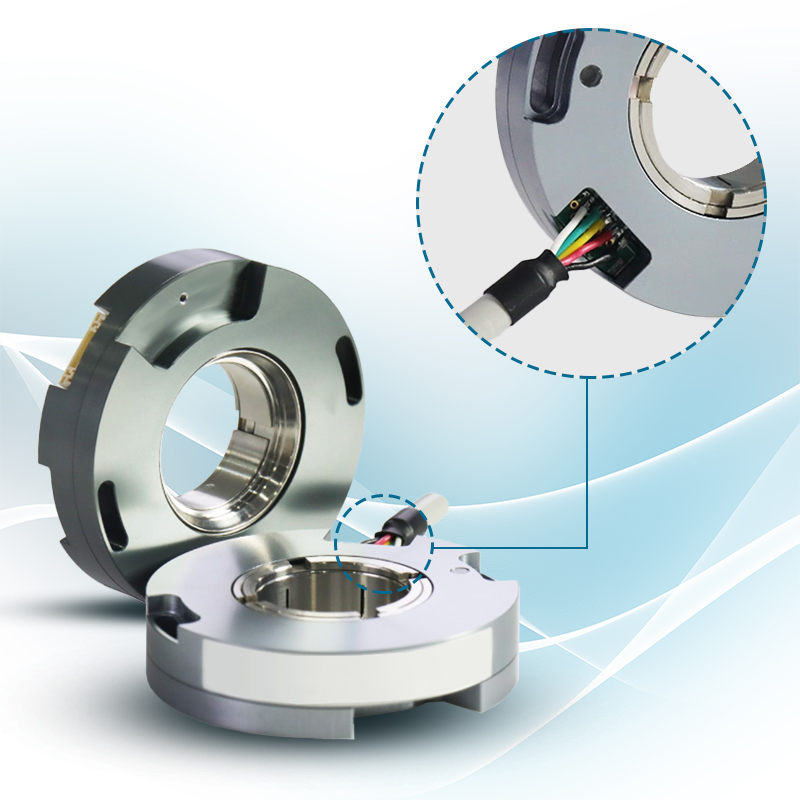 PC58 incremental encoder 58mm through-axis single bearing ultra-thin design servo motor/robot dedicated