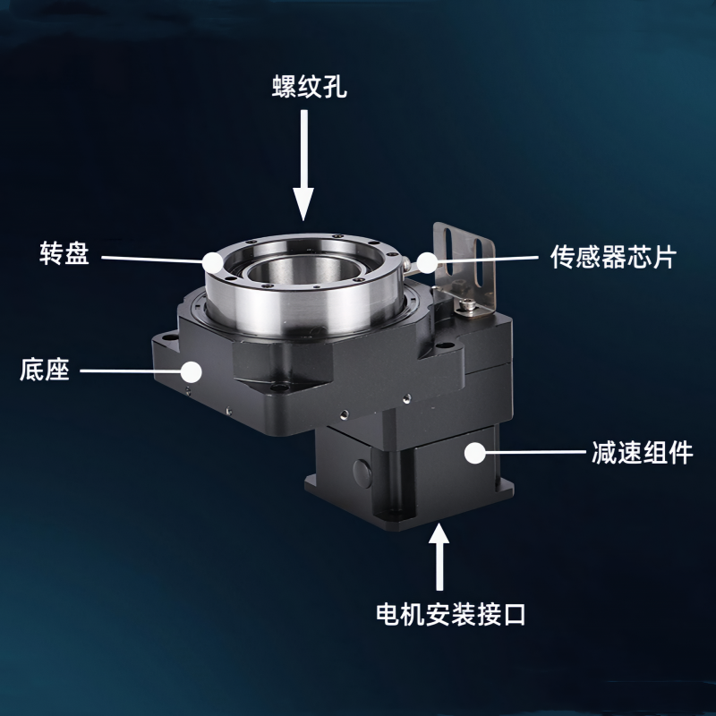 High Precision Turntable 65NM Stable Workmanship and Easy Installation 360 Degree KTN200 Hollow rotating platform