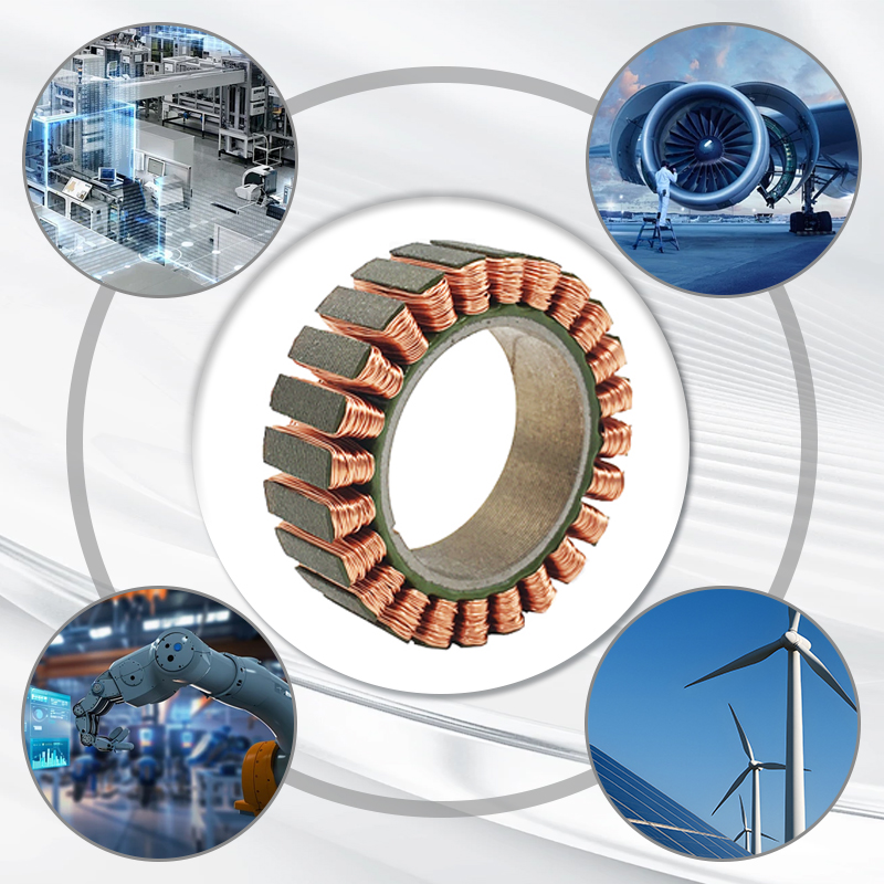 The WK series high-torque large hollow outer rotor frameless brushless DC motor is used for robot joint drive