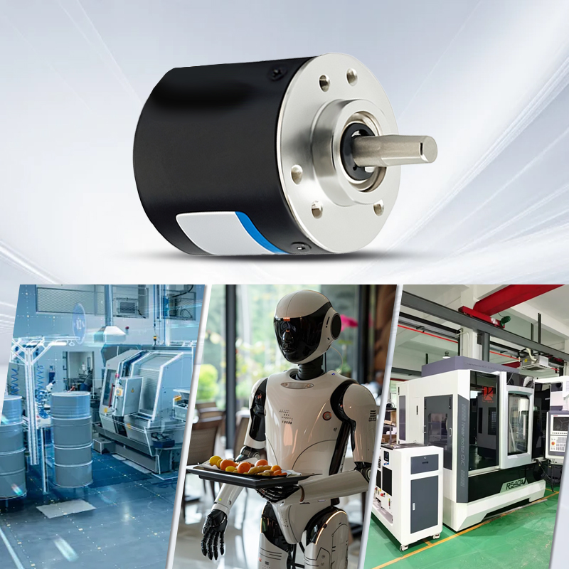 MS series incremental shaft encoder 30-58mm outer diameter Industrial automation high-precision sensor Anti-shock