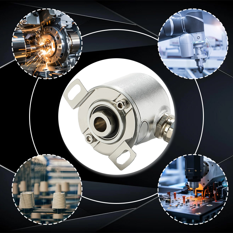 Programmable incremental encoders are essential for high-precision industrial automation, with high resolution 