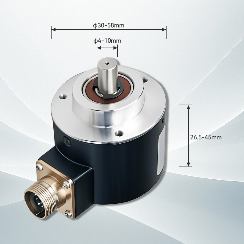 MS series incremental shaft encoder 30-58mm outer diameter Industrial automation high-precision sensor Anti-shock