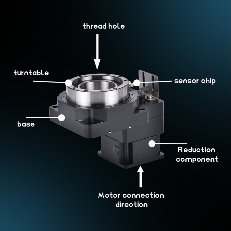 High Precision Turntable 65NM Stable Workmanship and Easy Installation 360 Degree KTN200 Hollow rotating platform
